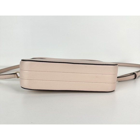 Michael Kors Large Blush Pink Crossgrain Leather Double Zip Crossbody Bag - Picture 8 of 16
